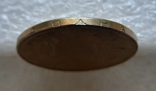 (751) 1 гривня 2006 двійний удар вправо на буквах "ВОЛОДИМИР ВЕЛИКИЙ" на реверсі /1 гривна 2006 брак Недорого