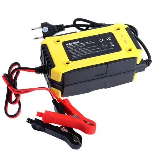 Купити Умное зарядное устройство авто аккумуляторов 12В 7А ЖК FOXSUR FBC1207D