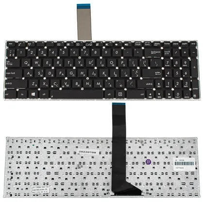 фото, Клавіатура для ноутбука ASUS (X501, X550, X552, X750 series) ukr, black, без фрейму, з кріпленнями
