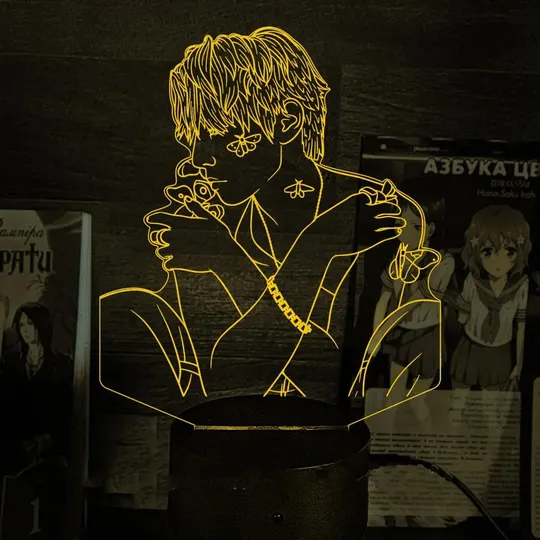 Акриловий світильник-нічник The Rose Усон Кім жовтий tty-n002245 Ціна