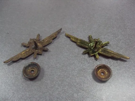 знак классность военный летчик военный штурман 1 и 2 класс ввс ссср лот 2 шт №Ж8809 Недорого