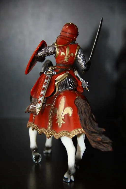 рыцарь на коне с мечем SCHLEICH 90-100мм ФРГ Характеристики
