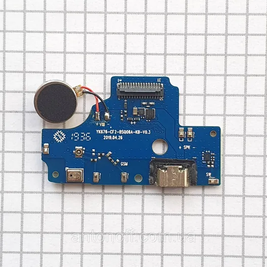 Нижня плата TP-Link Neffos C9 Max TP7062A для телефона оригінал з розборки Ціна