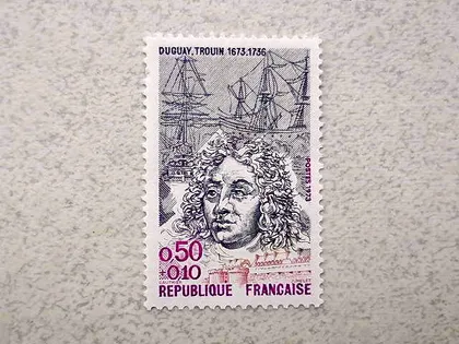 фото, Поштова марка Франція 1973 рік **