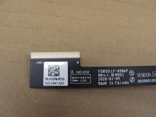 Купити 754-17 плата AUDIO USB 07J05H 7J05H  зі шлейфом 01KGPW LF-H986P для DELL Latitude E9510 9510 2 in 1  оригінал