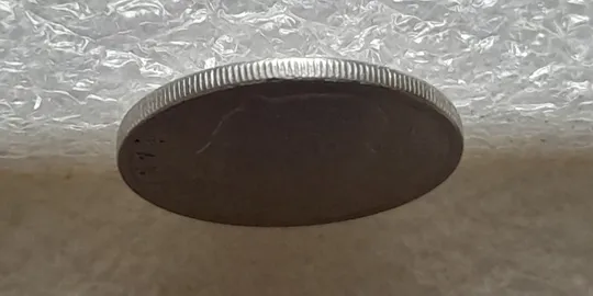 (5622) 1 франк 1974 Бельгія (Бельгия) легенда голландською 'BELGIË' З аукціону