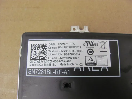 822-37 клавіатура 07W9JY PK132EQ3B19  для Dell Latitude 5310 5300  2-in-1 7300 оригінал Де купити