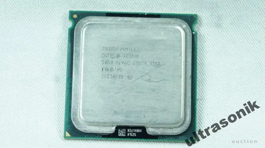 10шт. процессоров 2х ядра /4х потока Core™2 Duo Xeon 5050 SL960 3.00GHz/4M/667MHz LGA771 Ціна