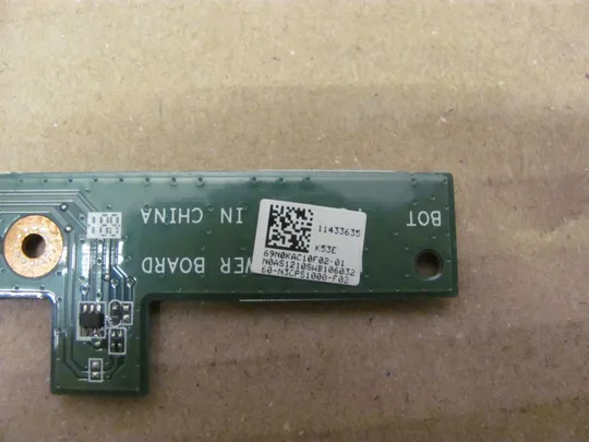 553-18 плата кнопки вкл 69N0KAC10F02-01 для Asus P53 P53E P53SJ K53 X53 A53 оригінал Продаж