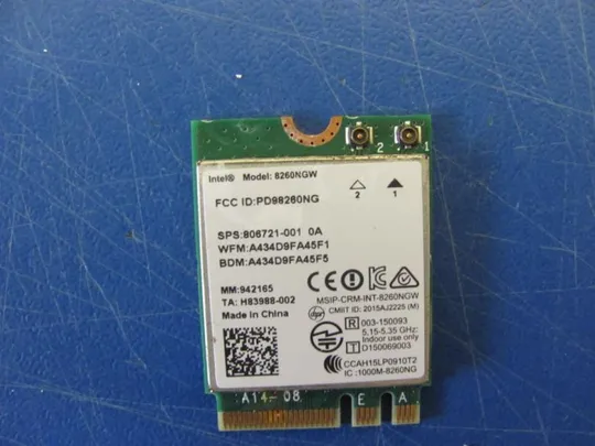 номер0116-43 Wi-Fi Сетевая карта 806721-001 8260NGW для HP PROBOOK 650 G2 оригінал З аукціону