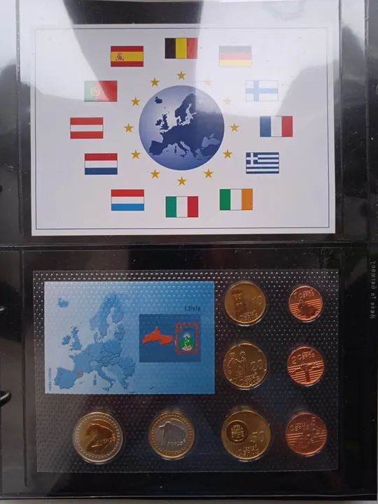 Ллівія(Каталонія). Річний набір монет Євромонет(Європроба) Продаж