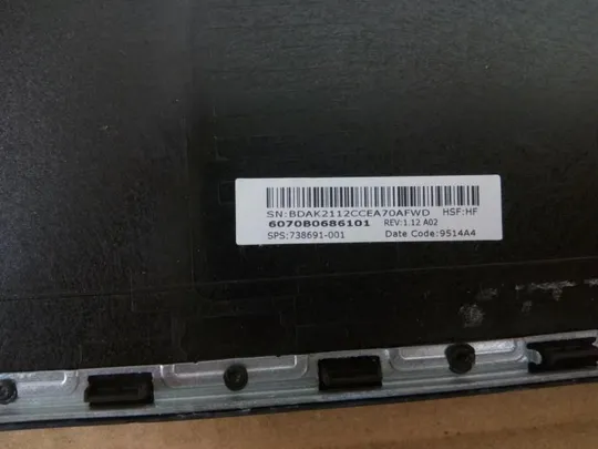 номер0095-13 кришка матриці для HP probook 650 655 G1 6070B0686101 738691-001 корпус А top cover кришка верхній корпус Інтернет-аукціон