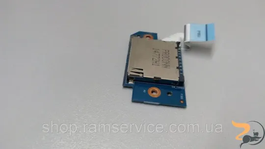 Додаткова плата, Card Rider роз'єм, для ноутбука HP Pavilion dv7, dv7-6c80eo, 48.4RH04.021, б/в Ціна