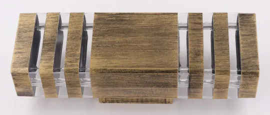 Фонарь уличный настенный 8024/2-bg Золото 34х11х10 см. Ціна