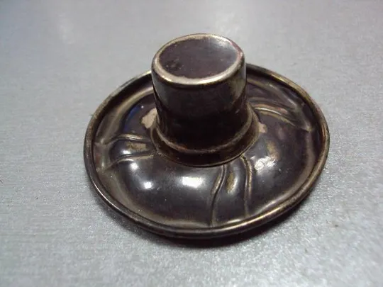 Деталь подсвечник верхняя часть верхушка серебро 800 проба вес 14,12 г размер 2,4 х 5,9 см №13572 Де купити