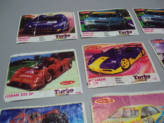 Вкладыши Turbo Sport Kent 51, 73, 81, 102, 110, 127, 135, 203, prototype 454 лот 10 шт №17935мя Де купити