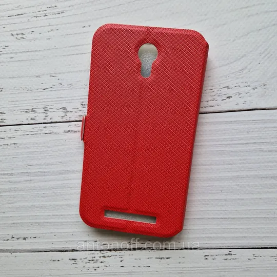 Купити Чохол-книжка Doogee Y100 Pro Valencia 2 для телефону (з віконцем) Червоний