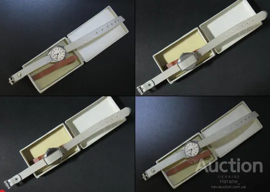 Часы Школьные Заря СССР + оригинальный ремешок СССР + коробка СССР Отличное новое состояние! Продаж