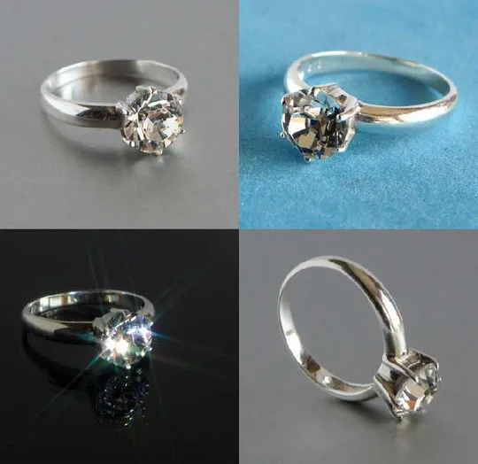 Купити Каблучка кільце солітер з цирконом срібло 925 проба Austria