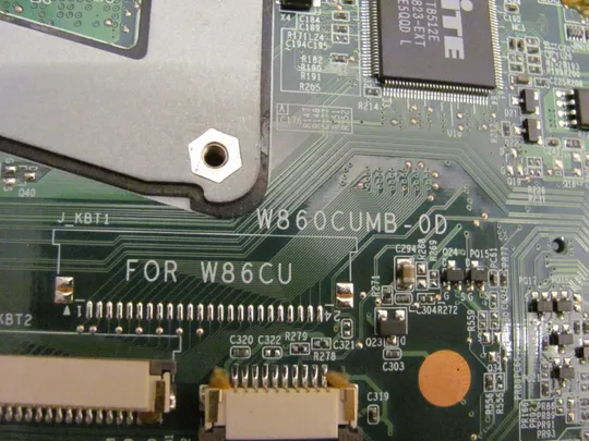 555-7 материнська плата РОБОЧА W860CUB-0D для Clevo W87CU оригінал Торговий майданчик