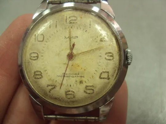 наручные часы мир 18 камней противоударные №502м Продаж