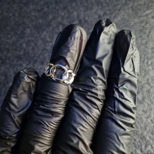 Металева каблучка з ланцюговим дизайном Недорого