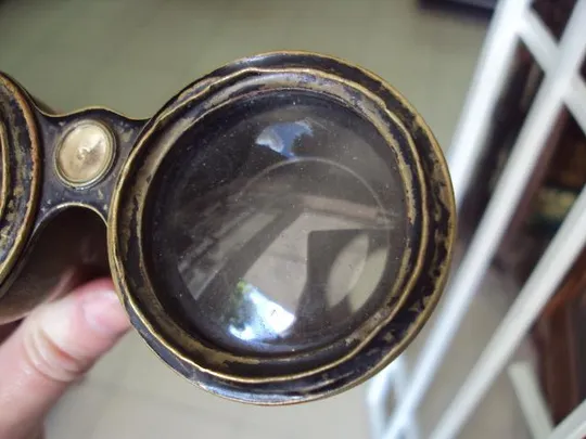 Бинокль с компасом Chevalier Opticien Paris Париж 11,5 х 8,8 см, диаметр 4,5 см (№900) Де купити