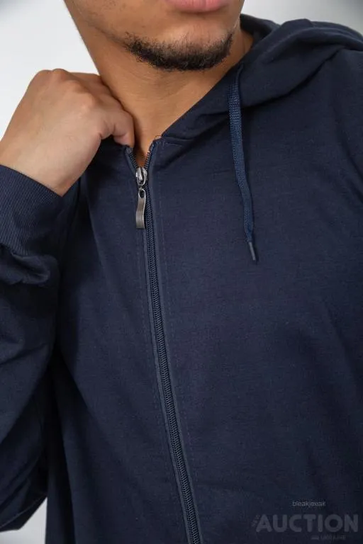 Спорт костюм мужской, цвет темно-синий, 244R9111 Де купити