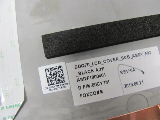 769-4 кришка матриці 00CY7M AM2F1000401  для  Dell Alienware Area 51m R1 R2  оригінал Недорого