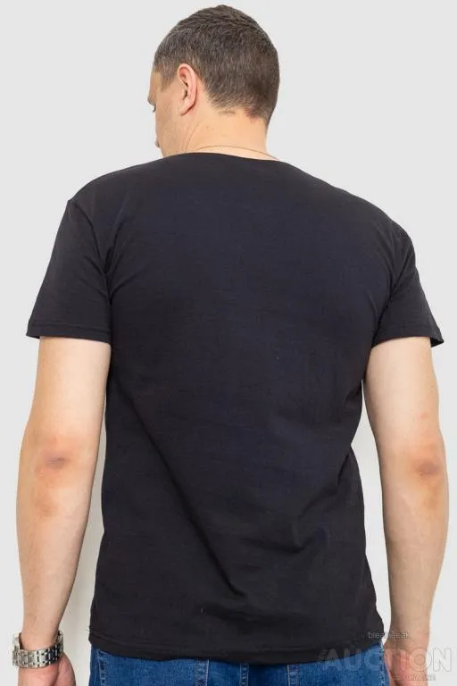 Футболка мужская патриотическая, цвет черный, 226R036 Продаж