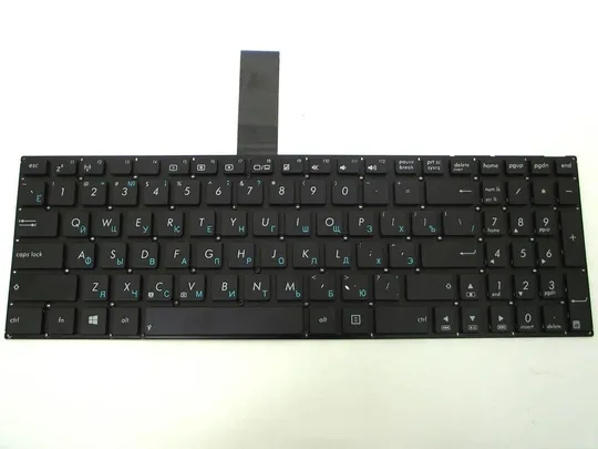 Клавиатура для ASUS A56, A56C, A56CA, A56CB, A56CM, k56 (RU Black без рамки, контакты с лицевой сто З аукціону
