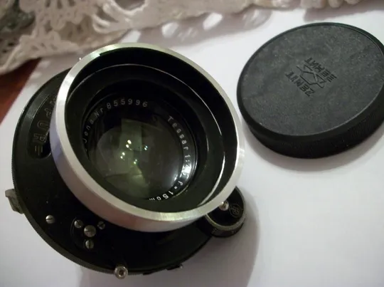 Купити Объектив Tessar 1:4,5 , f=15cm , TESSAR , Carl Zeiss Jena, ТЕССАР [давний-но сохранность нового]