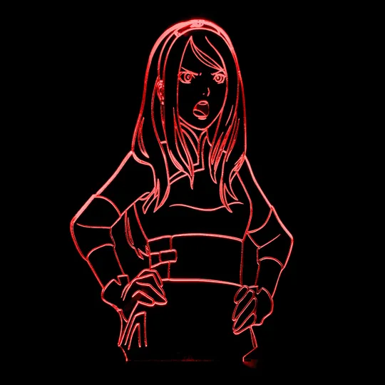 Акриловий світильник-нічник Сакура Харуно червоний tty-n001103 Ціна