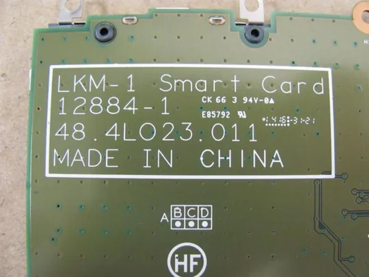 №57-22 Smart Card Reader 48.4LO23.011 для LENOVO T540p W540 W541  оригінал З аукціону