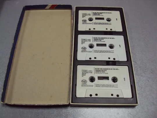 сборник кассет 3 cassette pack 50 top ten favourites of the 60 s №2526 З аукціону