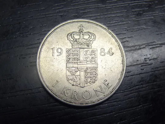 1 крона 1984 Данія Ціна