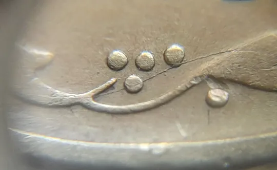 (2150) 25 копійок 1994 1БВк розколи у 1,3, 4 та 8 гронах на реверсі (25 копеек 1994 1БВк брак, раскол) Продаж