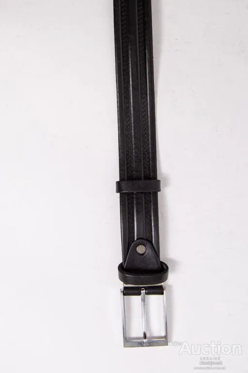 Купити Мужской ремень с классической пряжкой, черного цвета, 196R35Y1W5-1