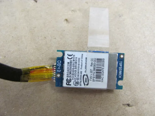 номер0320-4 Модуль Bluetooth 379191-002 BCM92045NMD для HP Compaq 6730B  оригінал З аукціону