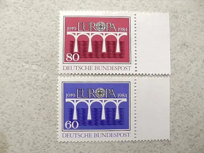 фото, Серія поштових марок Німеччина ФРН " Європа СЕРТ " 1984 рік **