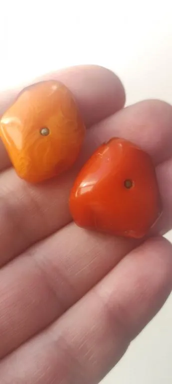 винтажный Королевский янтарь-зажим для галстука и запонки 1970-е годы или ранее bf216- З аукціону