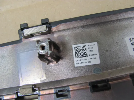 номер0901-1  Кришка панель палмрест тачпад A166PV AP1TS000300 для Dell Precision 7510 7520 P53F оригінал в Україні