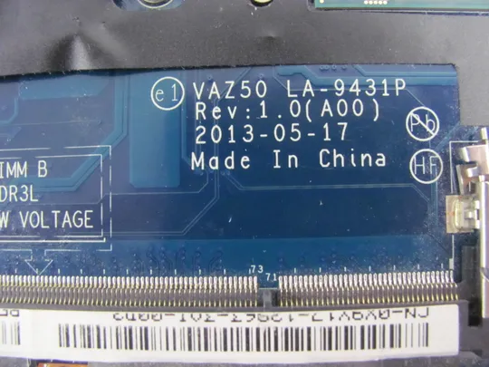 356-37 материнська плата РОБОЧА VAZ50 LA-9431P  i7-4600U SR1EA  для Dell Latitude E7240 7240 E7440  оригінал Інтернет-аукціон