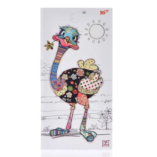 Блокнот YES Bugart White Ostrich 151441 64 листа Ціна