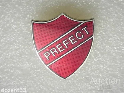 фото, Знак " Prefect " Тяжкий, Емаль