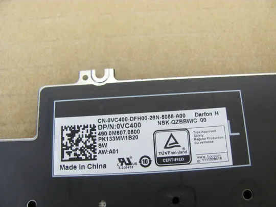 номер1004-6 Keyboard Клавіатура 0VC400 PK133MM1B20 для Dell Precision 17 7780 7770 Dell Latitude 5520 5530 5540 Precision 3560 3580оригінал З аукціону