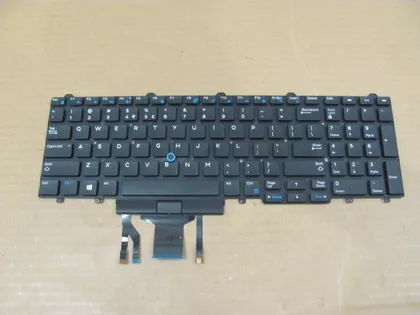 фото, номер0983-4 клавіатура з підсвіткою 0383d7 0TF5M0 PK1313M2B05 для DELL Precision 7510 7520 7710 7720 Latitude E5550 E5570 5580 5590 оригінал