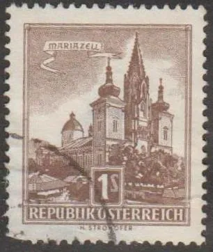 Австрія 1957 замок пейзаж Ціна