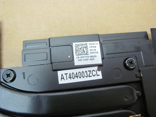 номер0977-16 термотрубка охолодження Охолоджувальна трубка AT404003ZCL 0HFYY9 для DELL Precision 7670 7680  оригінал Продаж