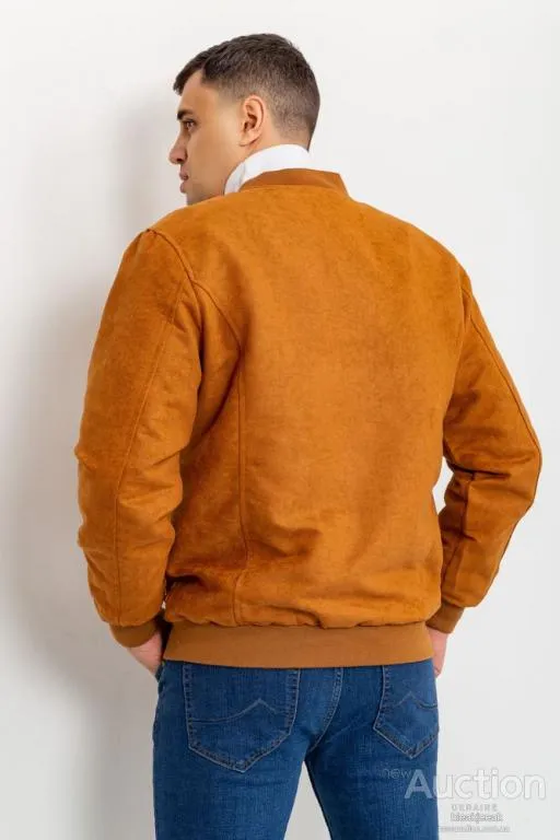 Бомбер мужской, цвет терракотовый, 131R20048 Продаж